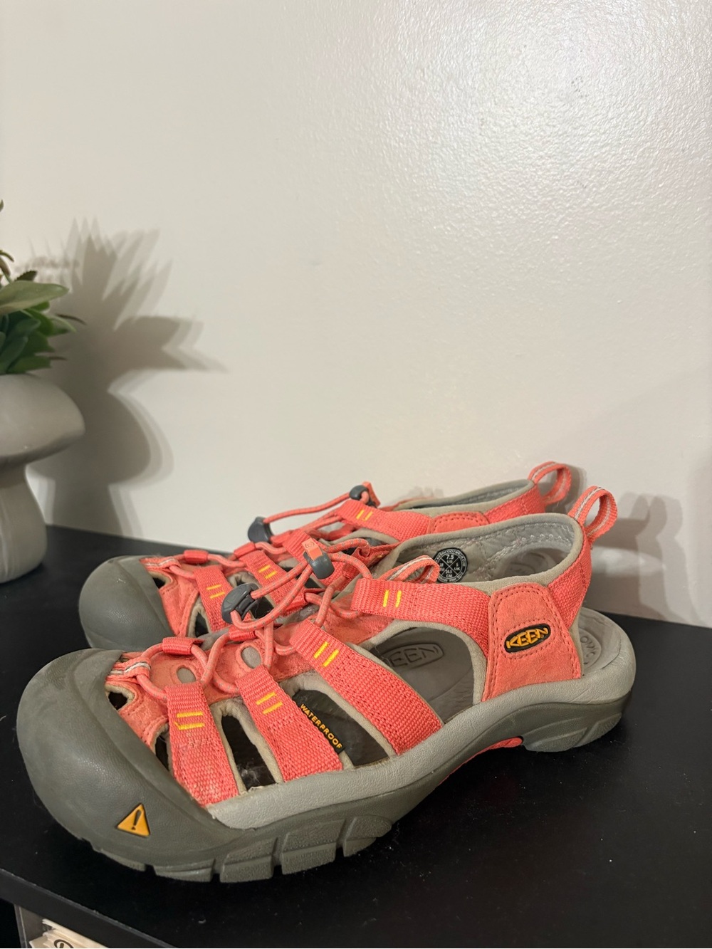 Keen Coral Orange Closed-Toe Women's Sport Sandals